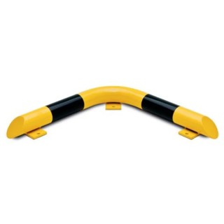 RS PRO Steel Yellow and Black Safety Barrier, Safety Railing, 650mm Length, 86mm Height, 76mm Diameter 174-5946