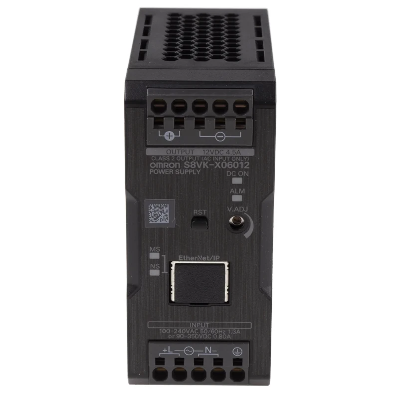 Omron S8VK-X Switched Mode DIN Rail Power Supply 100-240 V AC Input 12 V DC, 4.5 A Output, 60 W S8VK-X06012-EIP