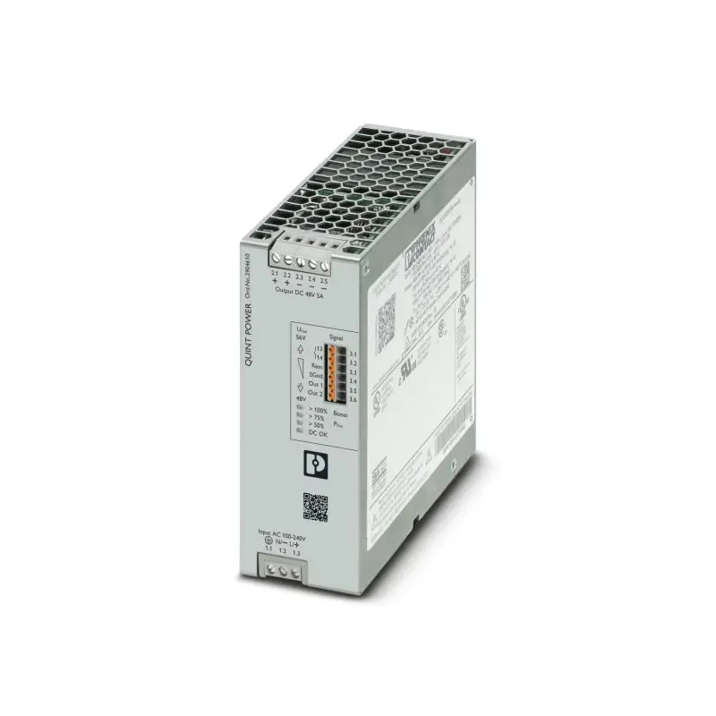 Phoenix Contact QUINT POWER Switched Mode DIN Rail Power Supply, 250 V DC, 240 V AC Input, 56 V DC Output, 5 A, 240 W 2904610