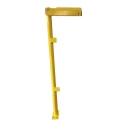 RS PRO Yellow Steel Safety Barrier Safety Railing 1m Height 40mm Diameter 200mm Width 174-5920