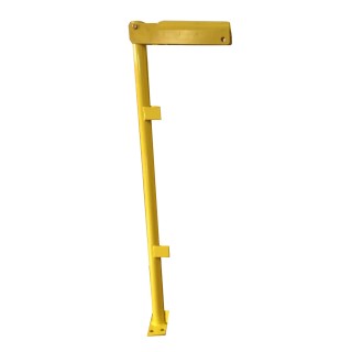 RS PRO Yellow Steel Safety Barrier Safety Railing 1m Height 40mm Diameter 200mm Width 174-5920