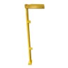 RS PRO Yellow Steel Safety Barrier Safety Railing 1m Height 40mm Diameter 200mm Width 174-5920