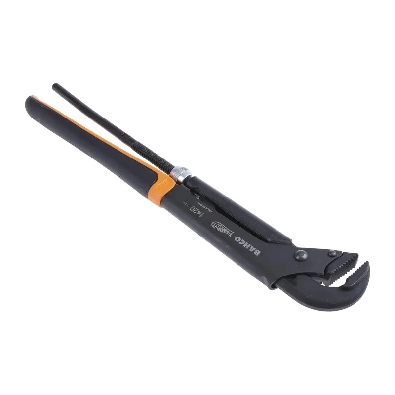Bahco Pipe Wrench 65 mm Jaw Capacity 430mm Overall Length Bi-Material Handle Model 1420