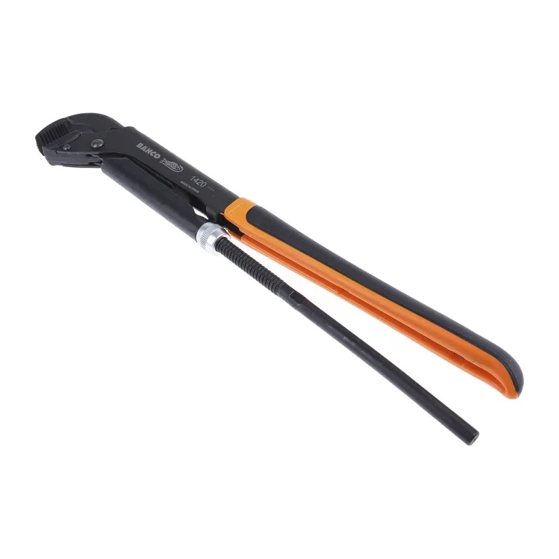 Bahco Pipe Wrench 65 mm Jaw Capacity 430mm Overall Length Bi-Material Handle Model 1420