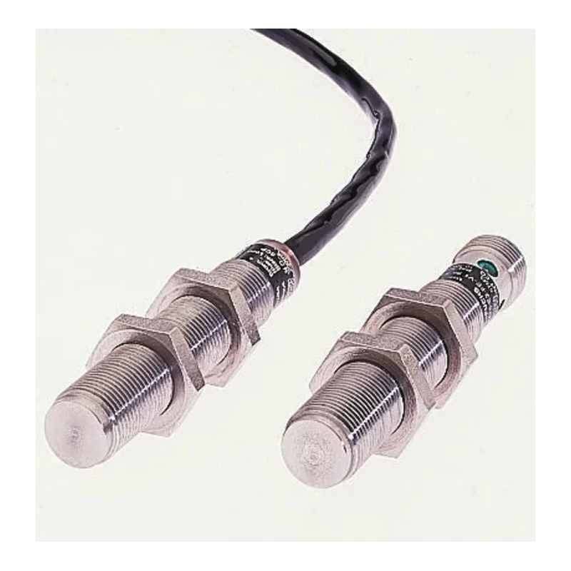 Pepperl + Fuchs Threaded Barrel Inductive Proximity Sensor M12 x 1 Stainless Steel Body PNP 30V DC 2 mm NMB2-12GM65-E2-FE-V1
