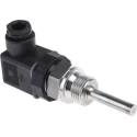 Jumo PT100 RTD Sensor Stainless Steel Probe 8 mm Diameter 50 mm Length 2 Wire Class B 270 °C max PT100