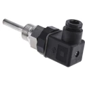 Jumo PT100 RTD Sensor Stainless Steel Probe 8 mm Diameter 50 mm Length 2 Wire Class B 270 °C max PT100