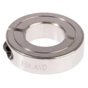Ruland Aluminium One Piece Shaft Collar, Clamp Screw Fastening, Bore 15 mm, OD 30 mm, Width 8 mm ENCL30-15MM-A