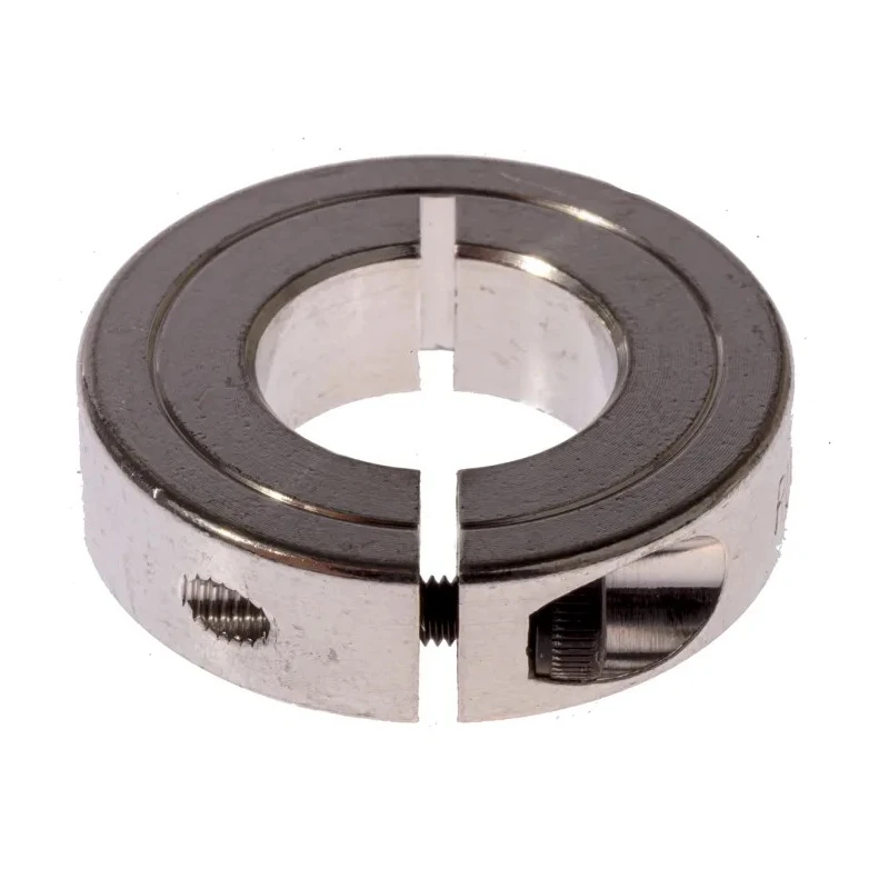 Ruland Aluminium One Piece Shaft Collar, Clamp Screw Fastening, Bore 15 mm, OD 30 mm, Width 8 mm ENCL30-15MM-A