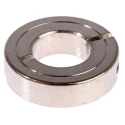 Ruland Aluminium One Piece Shaft Collar, Clamp Screw Fastening, Bore 15 mm, OD 30 mm, Width 8 mm ENCL30-15MM-A