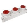 MENNEKES Grey Industrial Power Connector IP44 Rated 400V 16A 5-Pin Housing Size 401x97x63 mm IP44