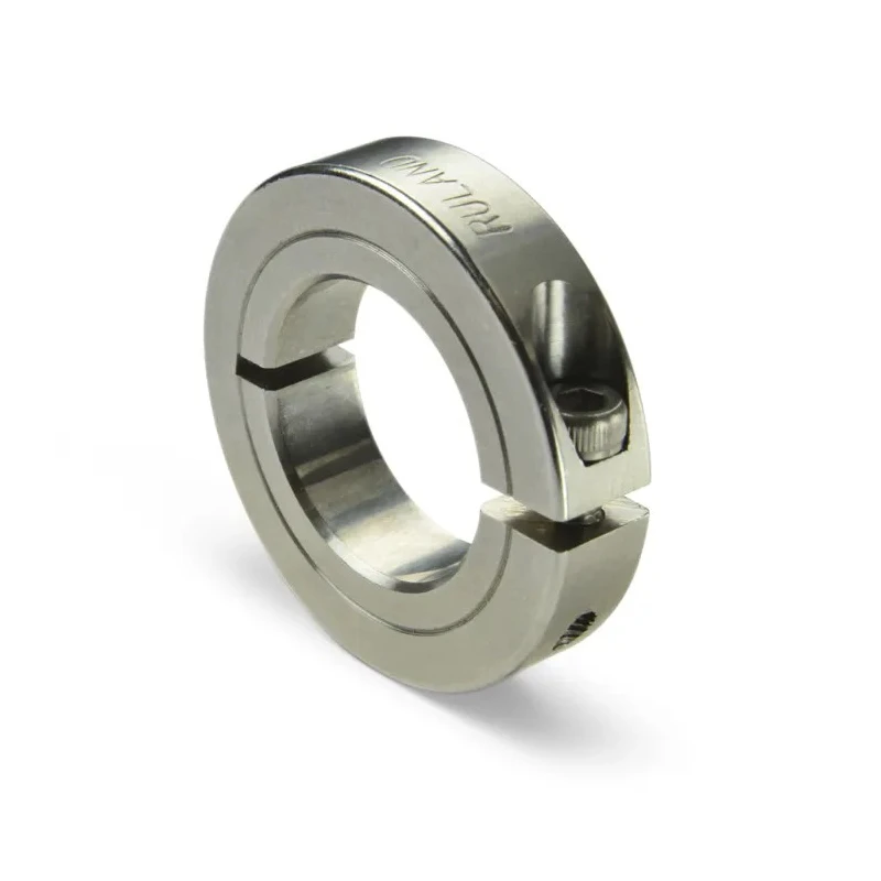 Ruland One Piece Stainless Steel Shaft Collar, Clamp Screw Fastening, 16mm Bore, 45mm OD, 10mm Width ENCL45-16MM-SS