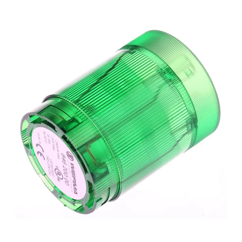Werma 846 Series Green Steady Effect Beacon Unit 230V AC/DC Filament Bulb IP54 IP54