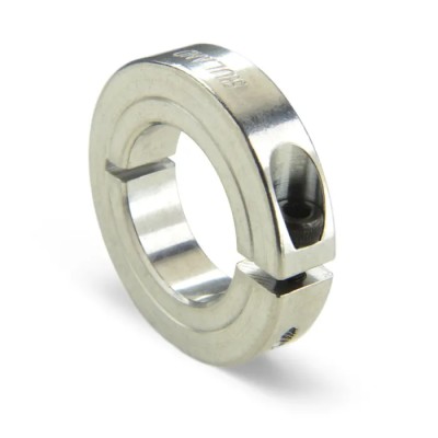 Ruland One Piece Aluminium Shaft Collar, Clamp Screw Fastening, 8mm Bore, 20mm OD, 5.5mm Width ENCL20-8MM-A