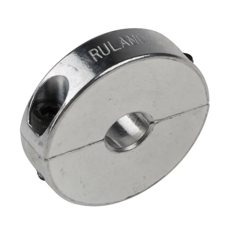 Ruland Two Piece Aluminium Shaft Collar, Clamp Screw, 8 mm Bore Diameter, 30 mm OD, 8 mm Width ENSP30-8MM-A