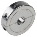 Ruland Two Piece Aluminium Shaft Collar, Clamp Screw, 8 mm Bore Diameter, 30 mm OD, 8 mm Width ENSP30-8MM-A