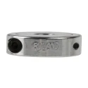 Ruland Two Piece Aluminium Shaft Collar, Clamp Screw, 8 mm Bore Diameter, 30 mm OD, 8 mm Width ENSP30-8MM-A