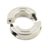 Ruland Two Piece Aluminium Shaft Collar, Clamp Screw Fastening, 14mm Bore, 30mm OD, 8mm Width, Series ENSP30 ENSP30-14MM-A