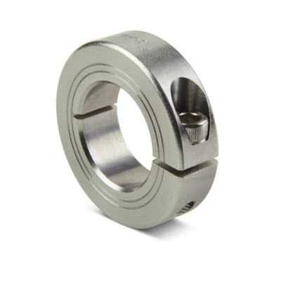 Ruland Stainless Steel One Piece Shaft Collar, Clamp Screw Fastening, 15mm Bore, 34mm OD, 13mm Width MCL-15-SS