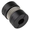 Ruland Coupler 41.3 mm OD, 20 mm x 16 mm Bore, 50.8 mm Length, Aluminium Clamp Style, Stainless Steel Bellows MBC41-20-16-A