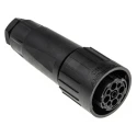 Amphenol Industrial Circular Connector Cable Mount Socket 8 Contacts 12A 400V IP65 Polymer Housing C016-10E008-0021