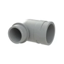 PMA Cable Conduit Fitting 48 mm Nominal Size M50 Thread, Polyamide 6, Grey, IP66 Rated SVWD-M508GT