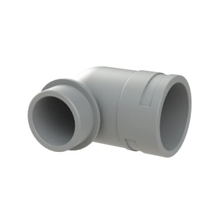 PMA Cable Conduit Fitting 48 mm Nominal Size M50 Thread, Polyamide 6, Grey, IP66 Rated SVWD-M508GT