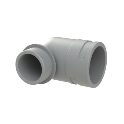 PMA Cable Conduit Fitting 48 mm Nominal Size M50 Thread, Polyamide 6, Grey, IP66 Rated SVWD-M508GT
