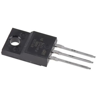 WeEn Semiconductors Co., Ltd TRIAC Through Hole, 3-Pin, 8A Irms, 600V VDRM, Gate Trigger 1.5V BT137X-600D,127