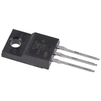 WeEn Semiconductors Co., Ltd TRIAC Through Hole, 3-Pin, 8A Irms, 600V VDRM, Gate Trigger 1.5V BT137X-600D,127