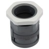 PMA Cable Conduit Fitting, 36 mm Nominal Size, PG36 Thread, Polyamide 6, Grey, IP66 Rated SVND-P366GT