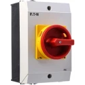 Eaton 3-Pole Surface Mount Isolator Switch IP65, 190A, 13 kW, Red Handle, P1-25 Series MPN 