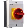 Eaton 3-Pole Surface Mount Isolator Switch IP65, 190A, 13 kW, Red Handle, P1-25 Series MPN