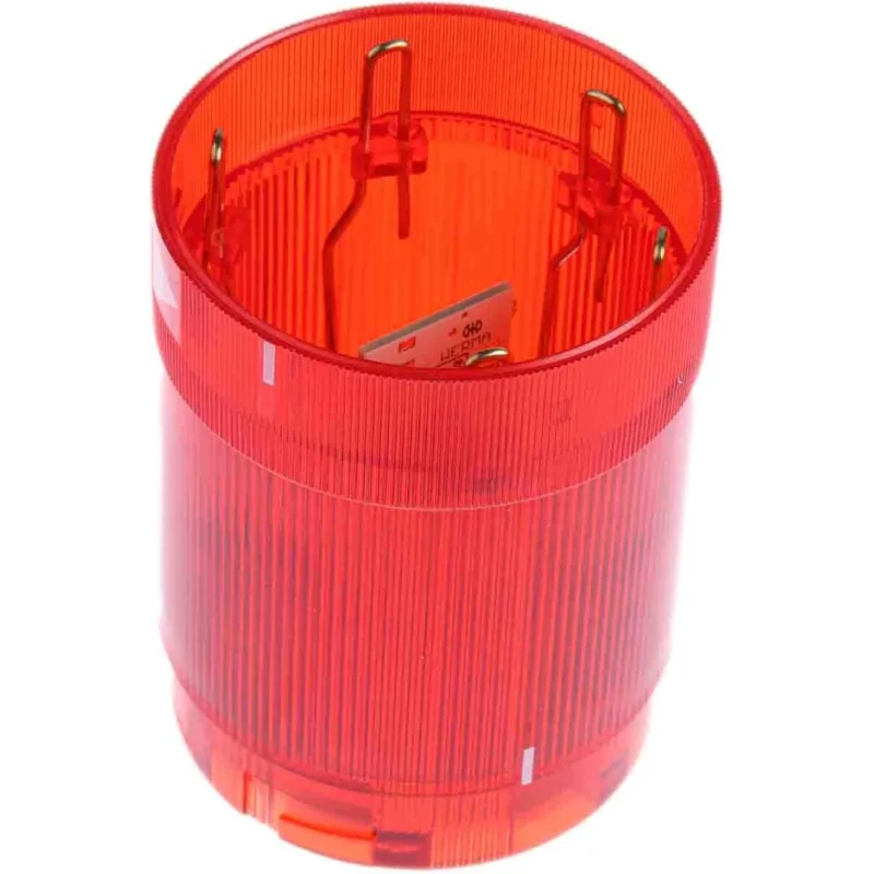 Werma 848 Series Red Steady Effect LED Beacon Unit 24V AC/DC IP54 