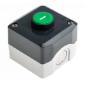 Schneider Electric Enclosed Push Button SPST Spring Return Polycarbonate Green IP69K IP67 IP66 XALD102