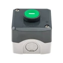 Schneider Electric Enclosed Push Button SPST Spring Return Polycarbonate Green IP69K IP67 IP66 XALD102