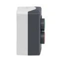 Schneider Electric Spring Return Enclosed Push Button Polycarbonate 2 Cutouts Green Red I/O IP69K 
