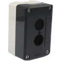 Schneider Electric Grey Polycarbonate XALD Control Station Enclosure 2 Hole 22 mm Diameter XALD02