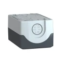 Schneider Electric Grey Polycarbonate XALD Control Station Enclosure 2 Hole 22 mm Diameter XALD02