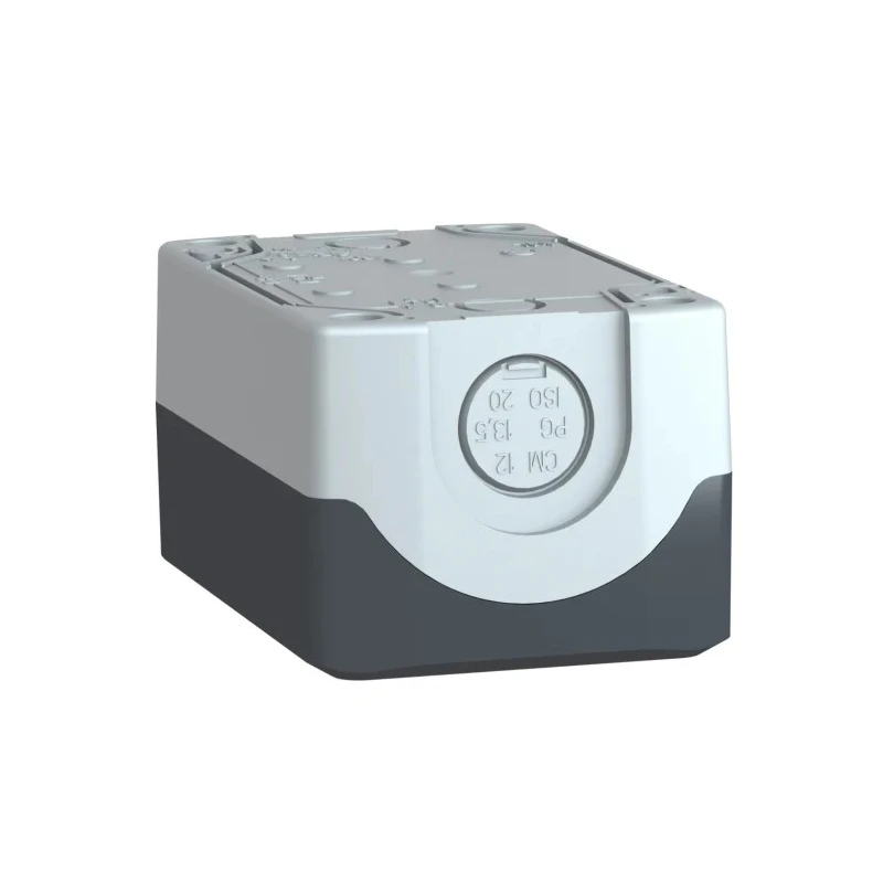 Schneider Electric Grey Polycarbonate XALD Control Station Enclosure 2 Hole 22 mm Diameter XALD02