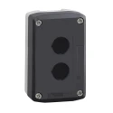 Schneider Electric Grey Polycarbonate XALD Control Station Enclosure 2 Hole 22 mm Diameter XALD02