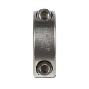Ruland Two Piece Double Wide Shaft Collar Clamp Screw 25mm Bore Diameter 45mm OD 15mm Width 303 Stainless Steel MSP-25-SS