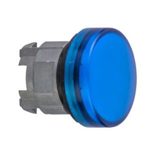 Schneider Electric Blue Pilot Light Head 22 mm Cutout Panel Mount Harmony Series ZB4BV063