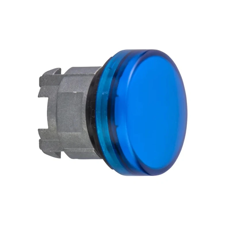 Schneider Electric Blue Pilot Light Head 22 mm Cutout Panel Mount Harmony Series ZB4BV063
