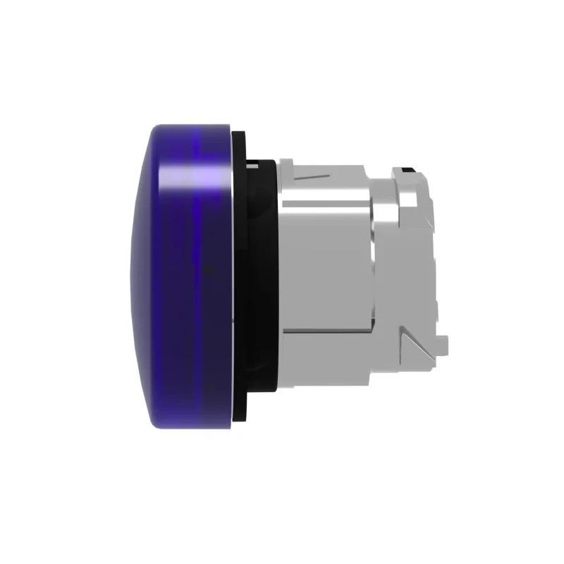 Schneider Electric Blue Pilot Light Head 22 mm Cutout Panel Mount Harmony Series ZB4BV063