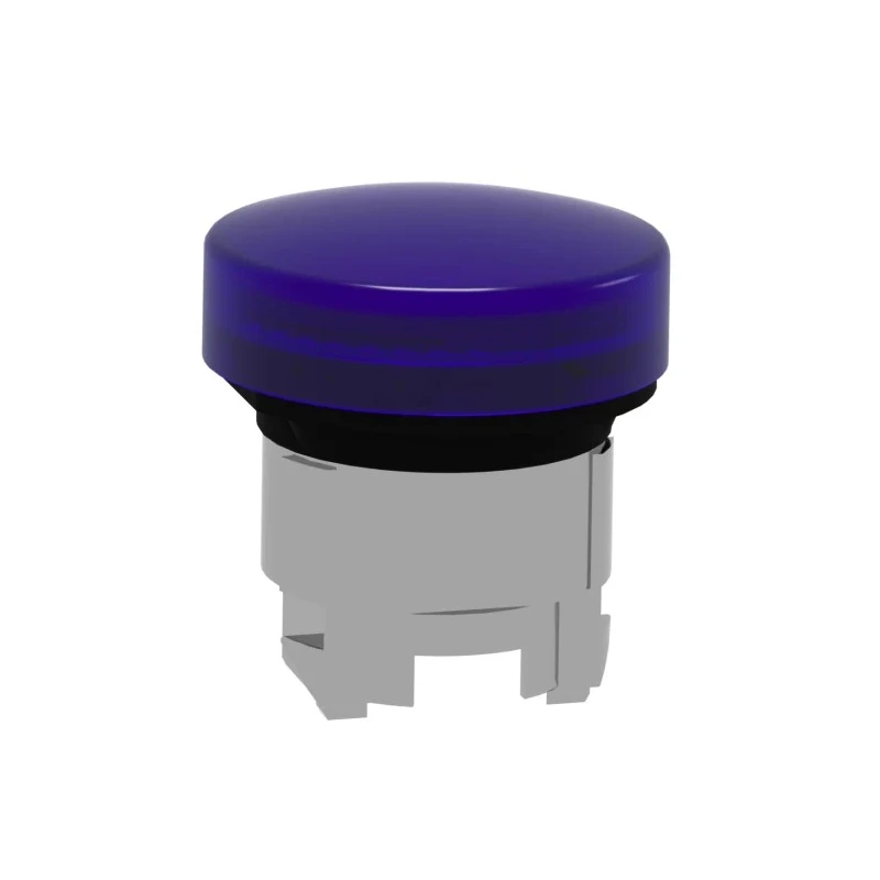 Schneider Electric Blue Pilot Light Head 22 mm Cutout Panel Mount Harmony Series ZB4BV063