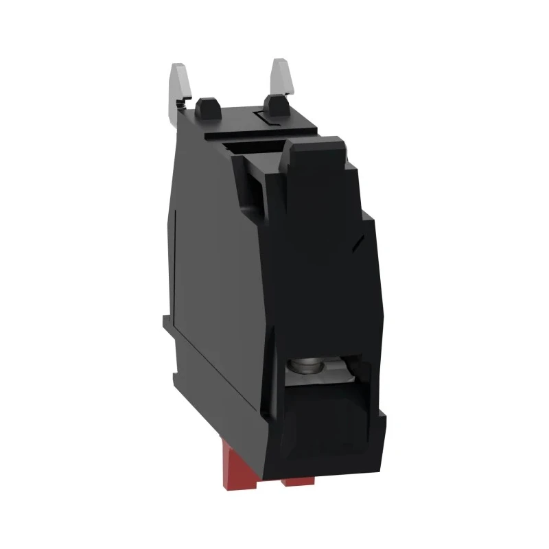 Schneider Electric Harmony Series Contact Block 600V 10A 1 NC Screw Terminal Rear Mounting ZENL1121