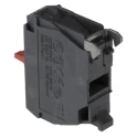 Schneider Electric Harmony Series Contact Block 600V 10A 1 NC Screw Terminal Rear Mounting ZENL1121