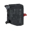 Schneider Electric Harmony Series Contact Block 600V 10A 1 NC Screw Terminal Rear Mounting ZENL1121
