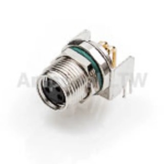 Amphenol Industrial Circular Connector, 4 Contacts, Panel Mount, M8 Connector, Socket, Female, IP68, 30V M8S-04PFFR-SF8001
